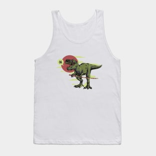 Japanes dinosaur Tank Top